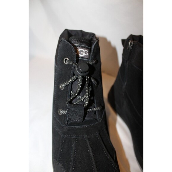 UGG Turlock Waterproof Insulated 200g Snow Boots YOUTH 5 WOMEN 6.5-7 NIB BLACK - Picture 4 of 9